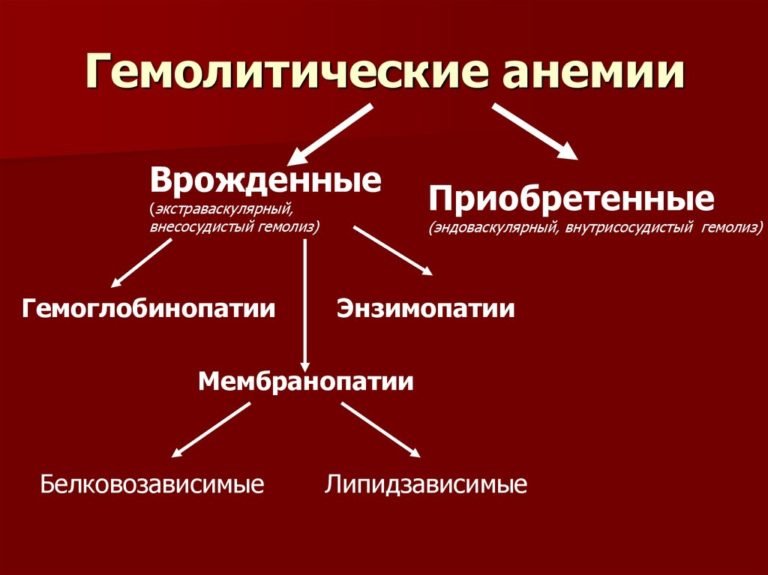 Гемолитическая анемия презентация